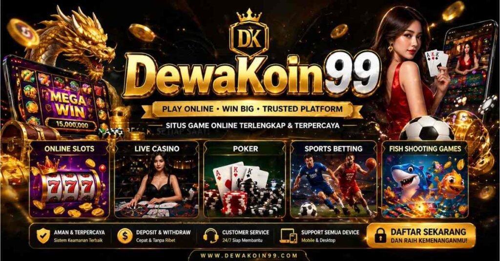 situs-gacor-dewakoin99-no1 top online gaming platform with best slots and live casino games 2026