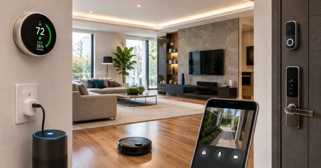 Smart home security camera and doorbell installation guide for safe and connected family living
