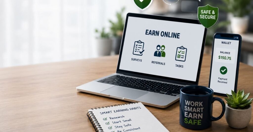 safe online earning tips for mygreenbucks net jonse users to protect personal data in 2026
