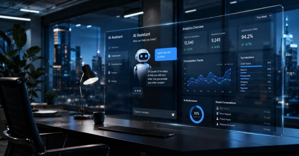 AI chatbot technology helping businesses automate customer support and communication in 2026