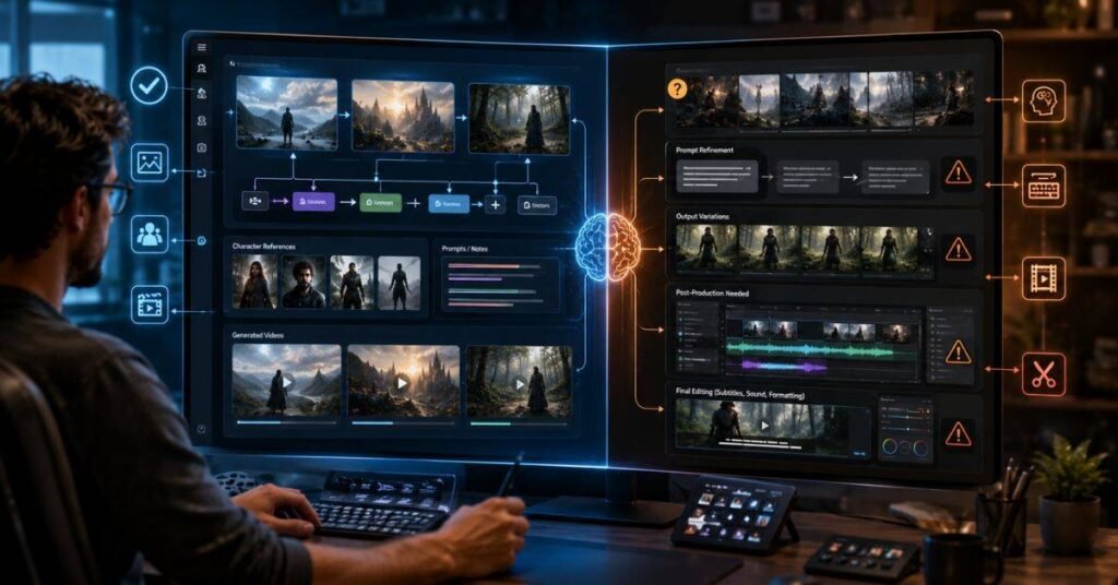 4. AZ8 model ecosystem interface displaying multiple AI tools for video image and audio tasks