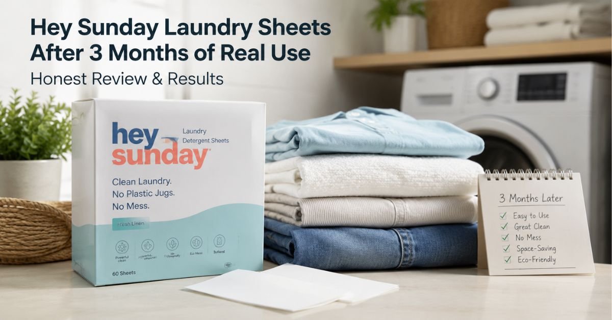 Hey Sunday Laundry Sheets: My Honest Review After 3 Months